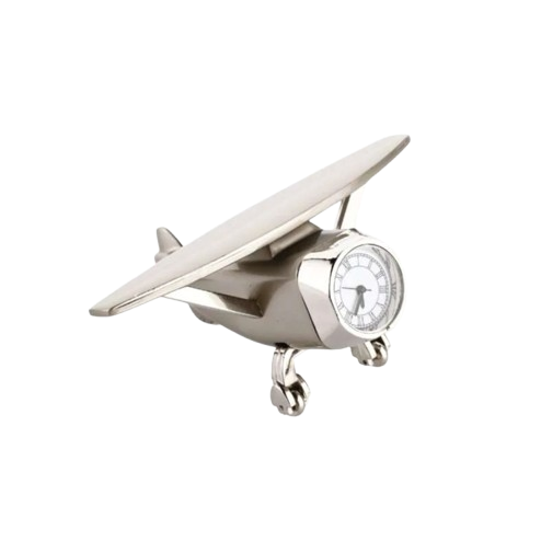 Aeroplane Miniature Table Clock